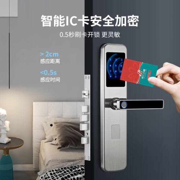 TTLOCK Tongtong Lock/TUYA Tuya Fingerprint Lock Wholesale Hotel Apartment Short-term Rental B&B Smart Lock Manufacturer Support OEM/ODM OEM