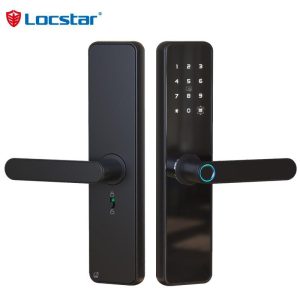Locstar Serrure De Porte Intelligente Fechadura Digital Keypad App Online Tuya Wifi Smart Door Lock With Fingerprint