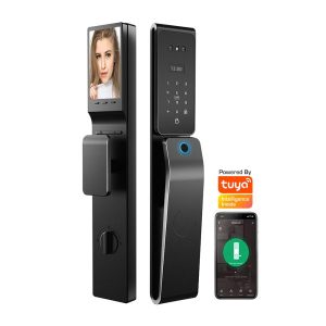 TOP-Z2Pro Z2Pro Tuya Wifi APP –Automatic Active Video Intercom Face Palm vein Recognition Smart Lock