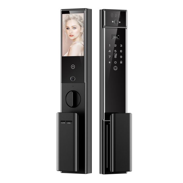 C90 Tuya Wifi APP Jlink wifi APP –Dual Camera Active Video Intercom Face Palm vein Recognition Smart Lock